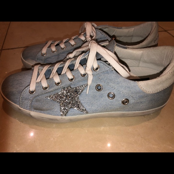 Golden Goose Shoes - Golden Goose Denim Sneakers Shoes
